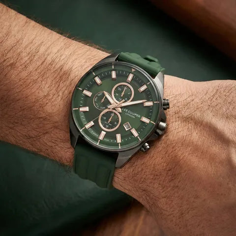 Lee Cooper Dual Time Analog Watch For Men - Model LC07881.077