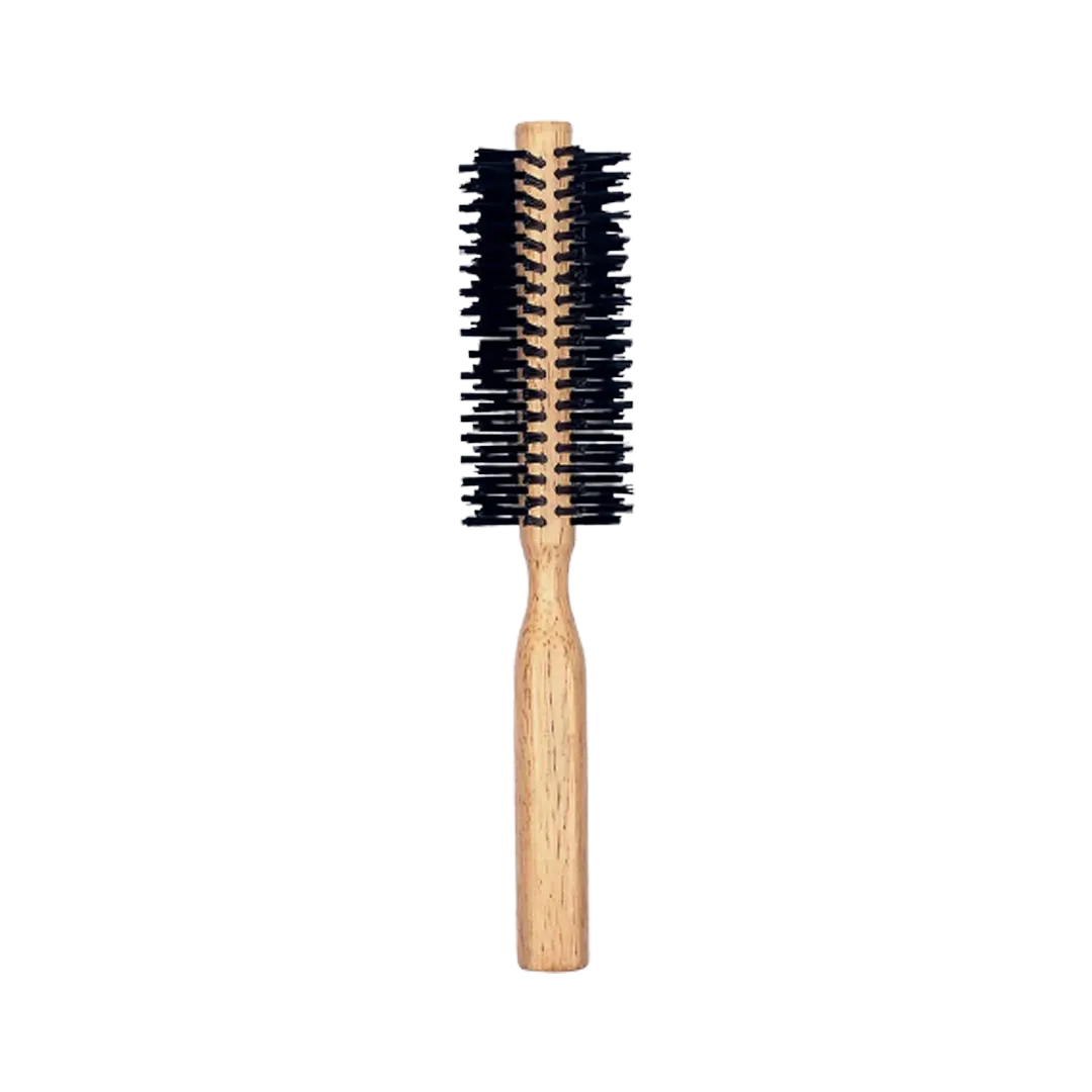 Ruby Rose Round Hair Brush With Wooden Handle