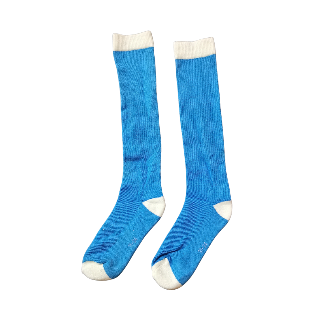 New High Quality Blue German Kids/Adult Socks