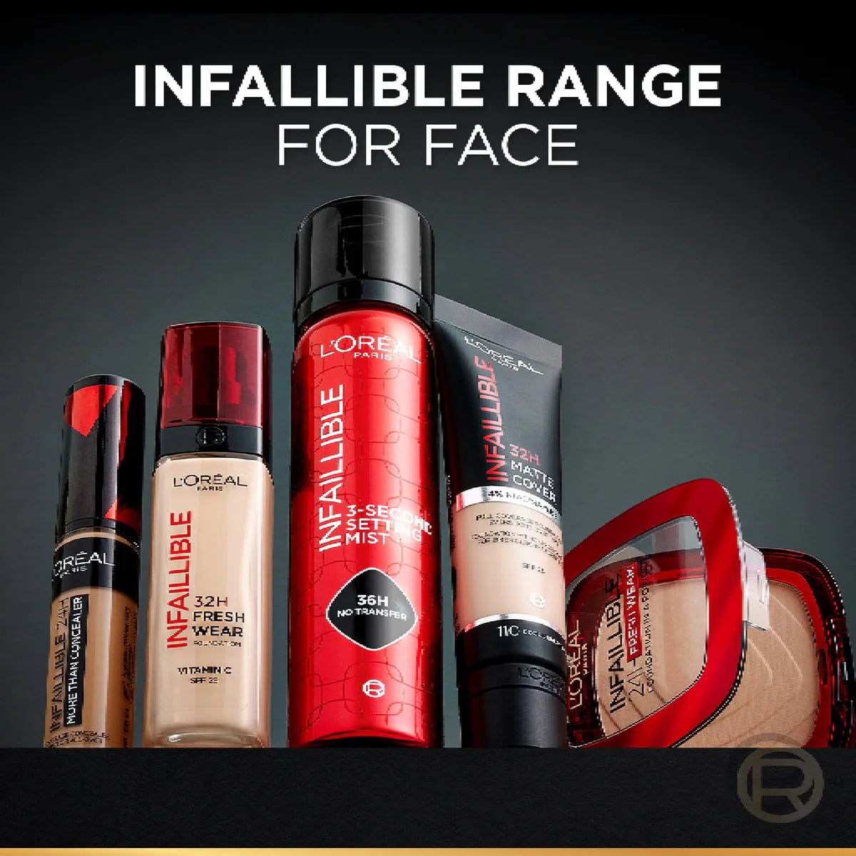 L'Oréal Infallible 3-Second Setting Mist Spray 36H Waterproof & Transfer Proof - 75ml