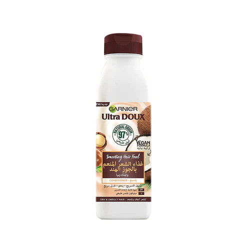 Garnier Ultra Doux Cocoa Butter Hair Conditioner for Dry Frizzy Hair - 350ml