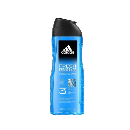 Adidas 3In1 Fresh Endurance Shower Gel For Men - 400ml