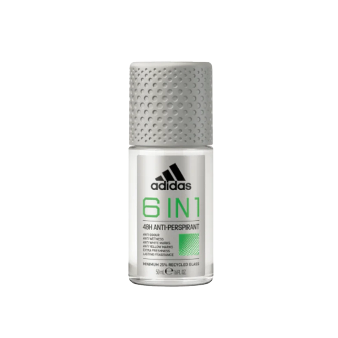 Adidas 6 In 1 Roll On Deodorant For Men - 50ml