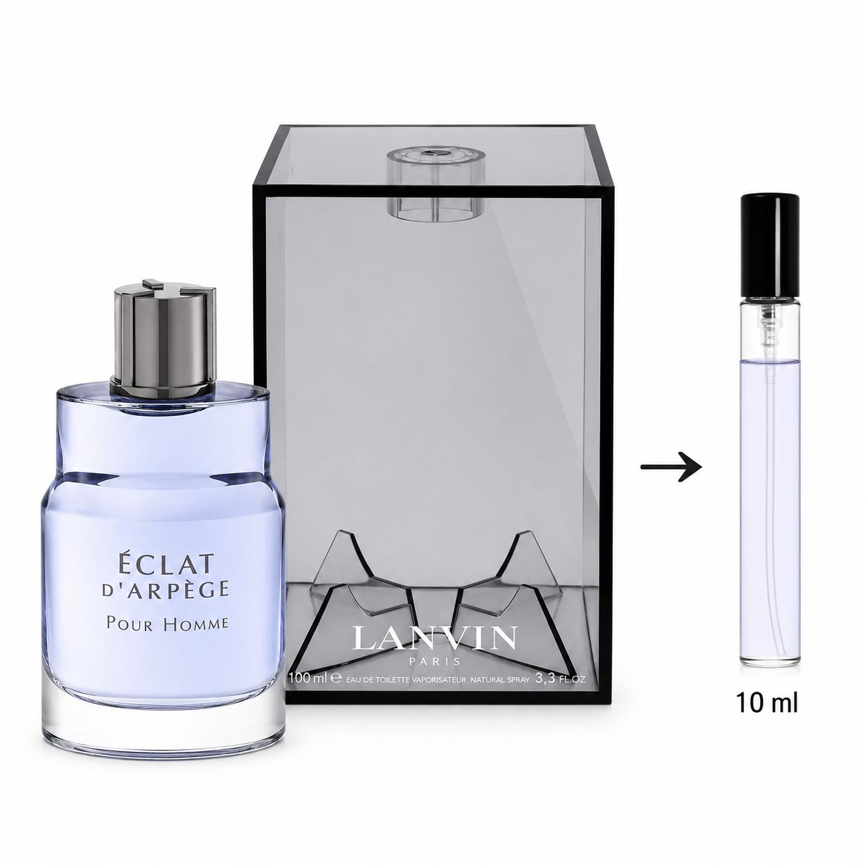 Lanvin Eclat D'Arpège Eau De Toilette For Men - 10 ML / 175 Sprays - Decanted From Original Bottle