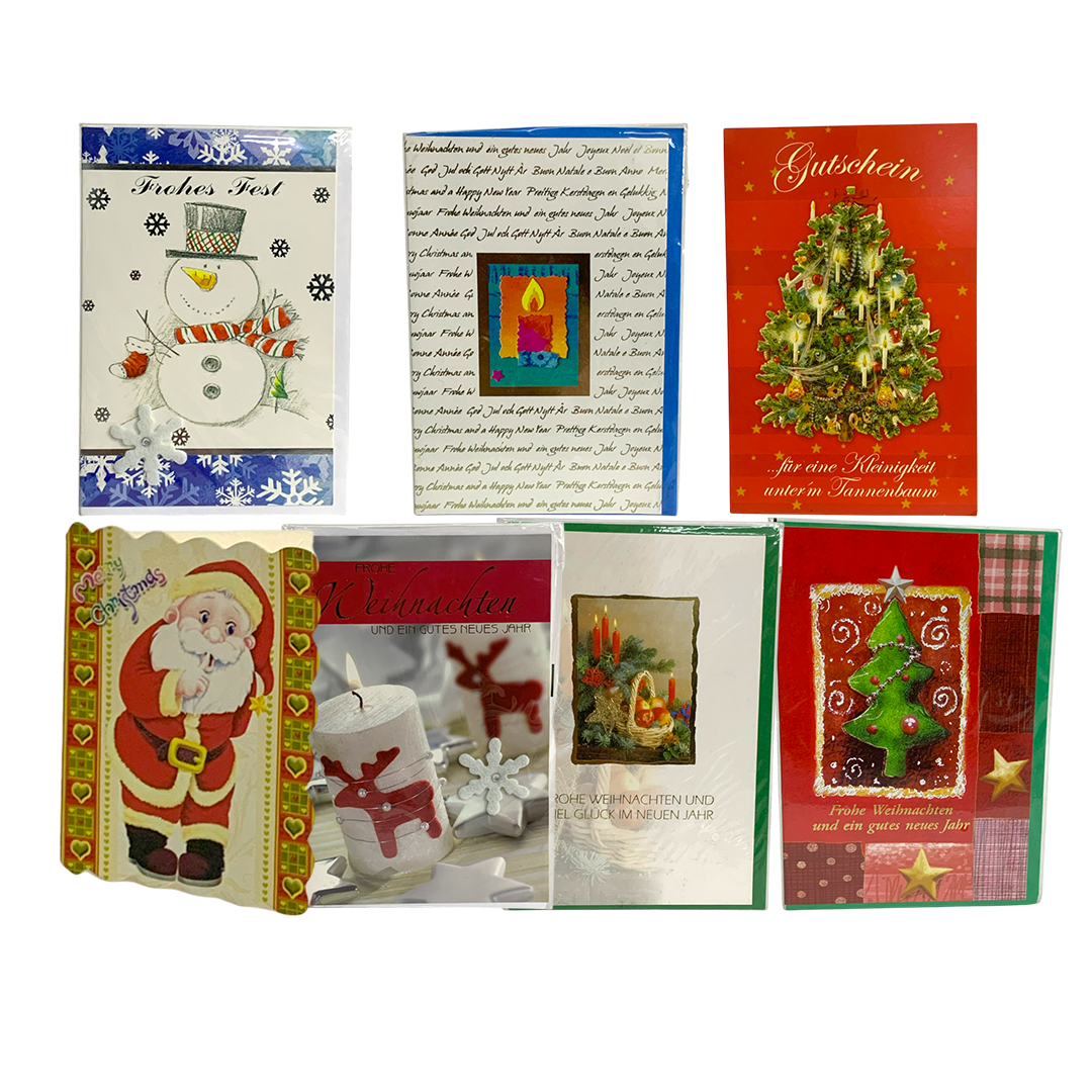 Christmas Gift Card - 7 Styles
