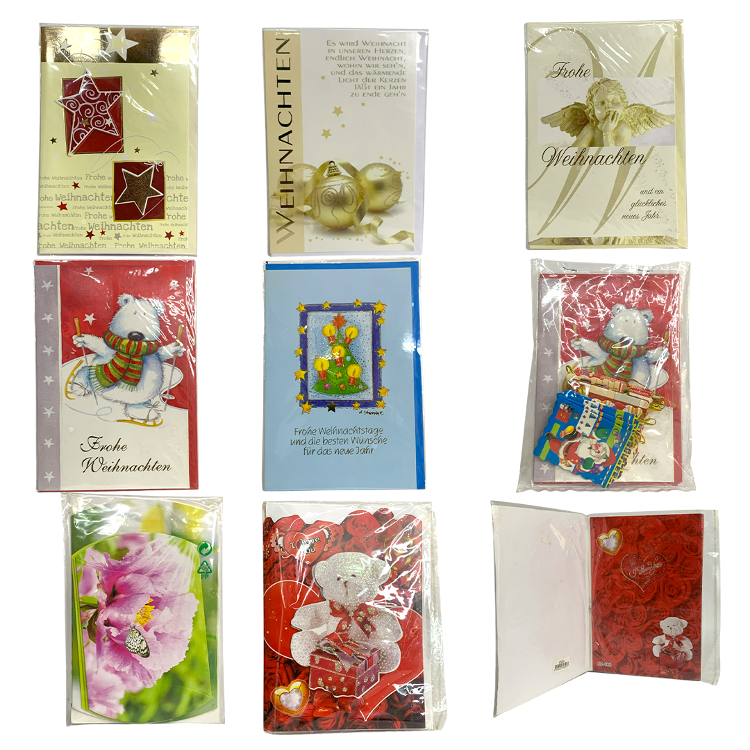 Colorful Gift Card - 9 Styles