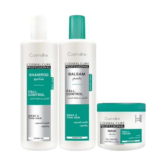 Cosmaline Cosmal Cure Professional Anti Hair Fall Control Set - 3 Pcs