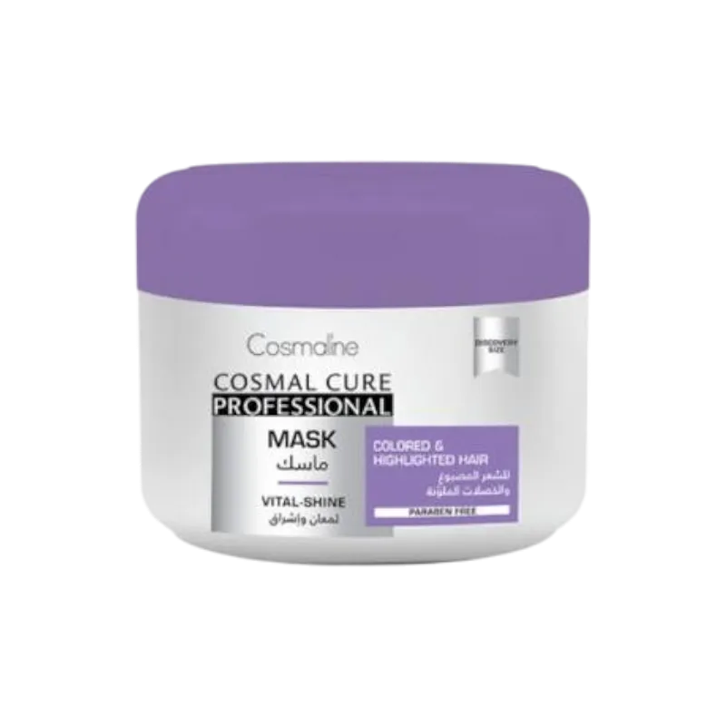 Cosmaline Cosmal Cure Professional Vital Shine Hair Mask For Colored & Highlighted Hair - 450ml