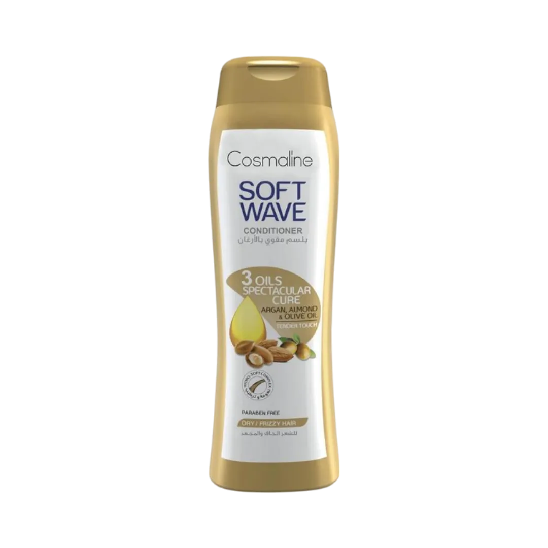 Cosmaline Soft Wave 3 Oils Spectacular Cure Hair Conditioner For Dry/Frizzy Hair - 400ml