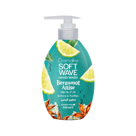 Cosmaline Hand Soap Soft Wave Bergamot Anise - 550ml