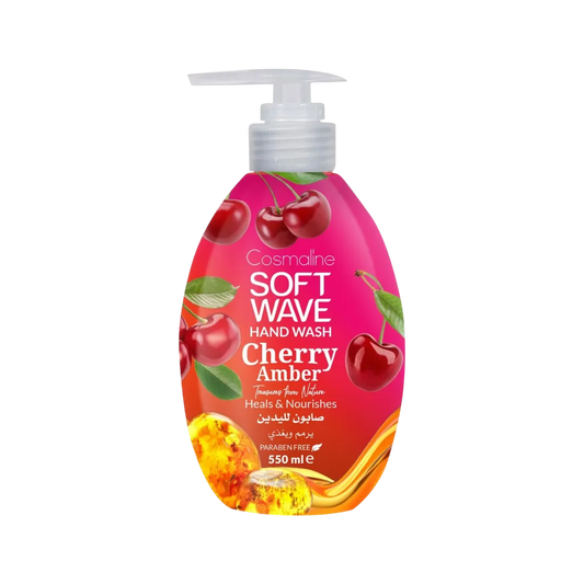 Cosmaline Hand Soap Soft Wave Cherry Amber - 550ml