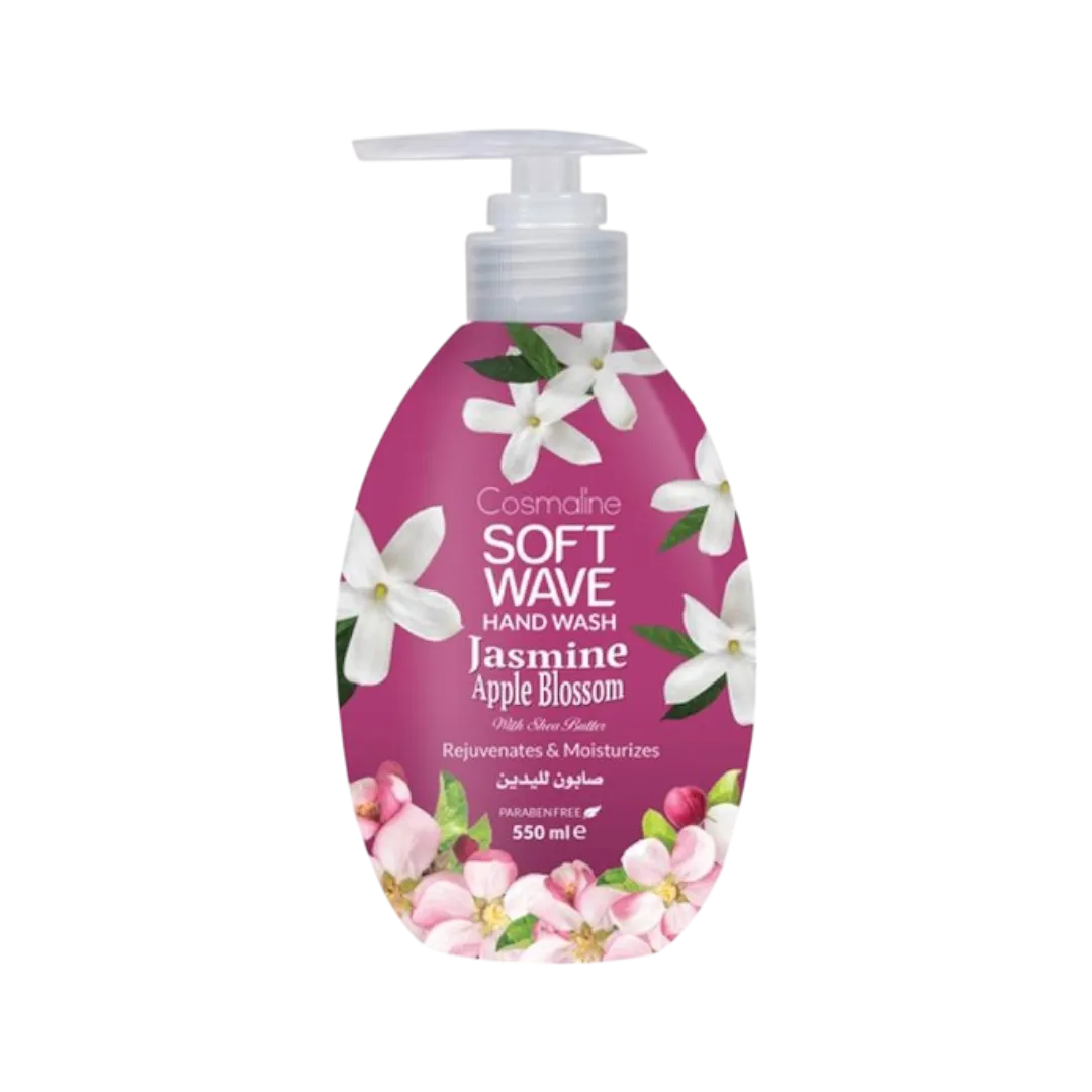 Cosmaline Hand Soap Soft Wave Jasmine Apple Blossom - 550ml