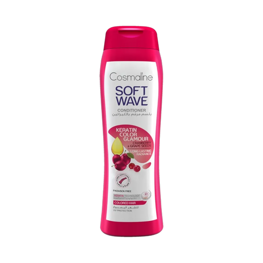 Cosmaline Soft Wave Keratin Color Glamour Hair Conditioner For Colored Hair - 400ml