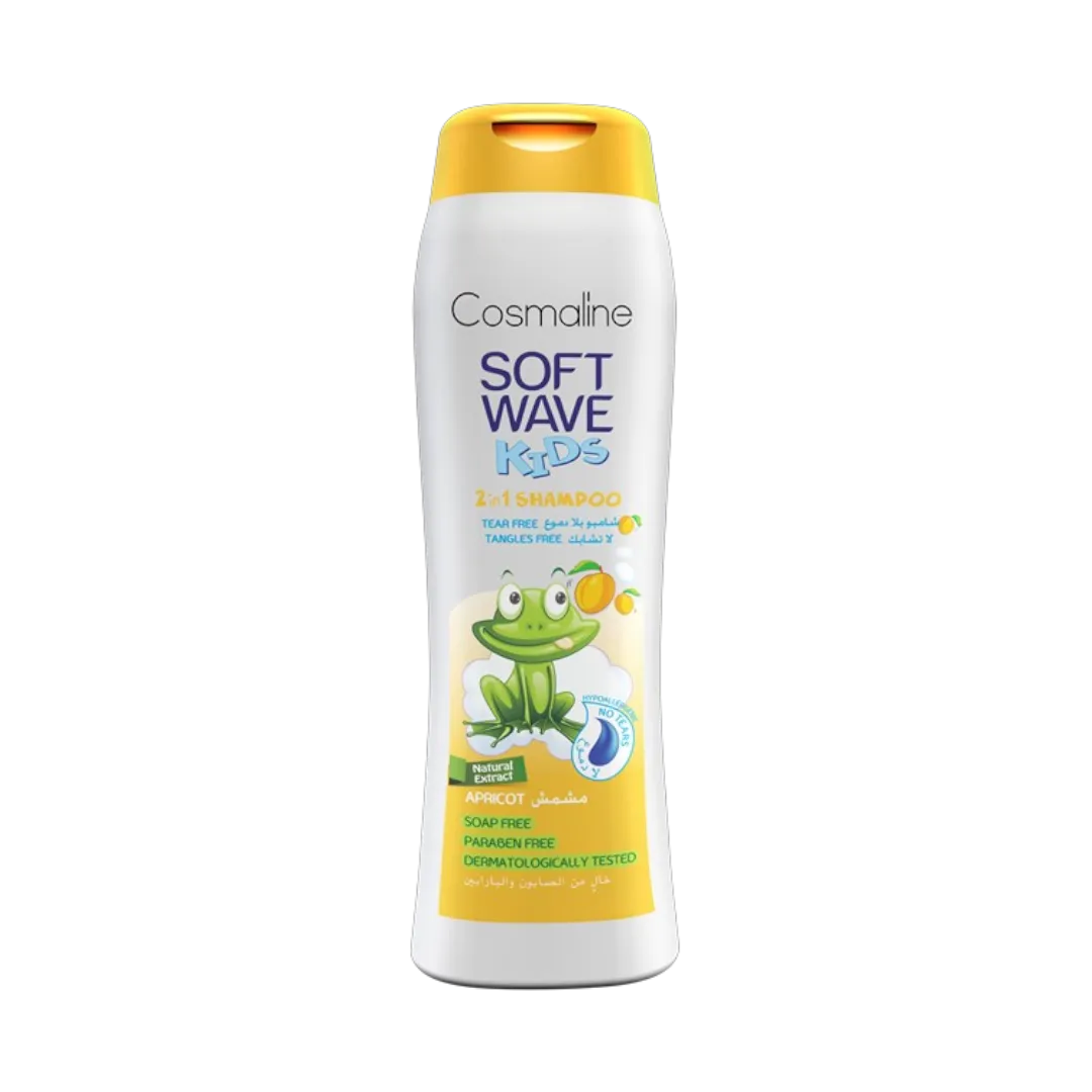 Cosmaline Soft Wave Kids Apricot 2in1 Shampoo - 400ml
