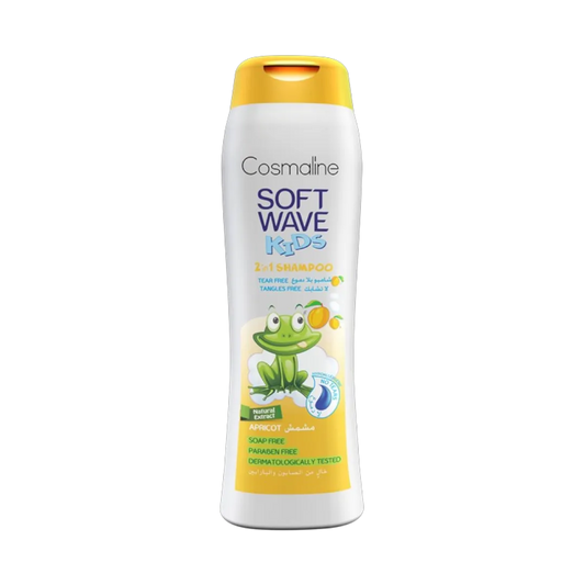 Cosmaline Soft Wave Kids Apricot 2in1 Shampoo - 400ml