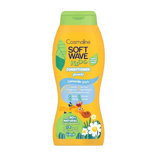 Cosmaline Soft Wave Kids Conditioner Camomile Over 90% Natural Origin Ingredients - 400ml