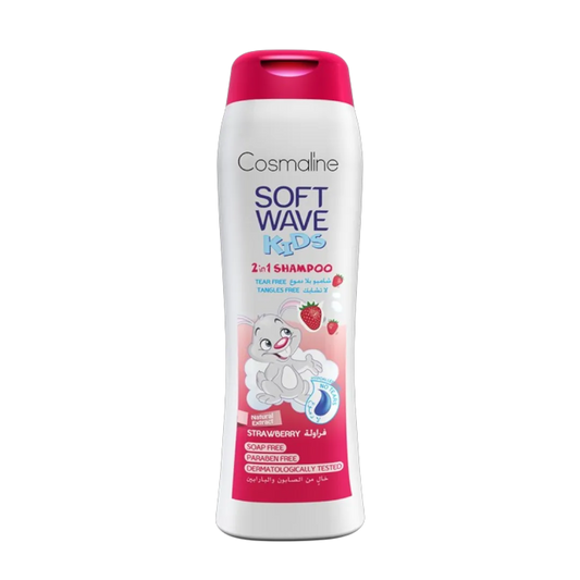 Cosmaline Soft Wave Kids Strawberry 2in1 Shampoo - 400ml