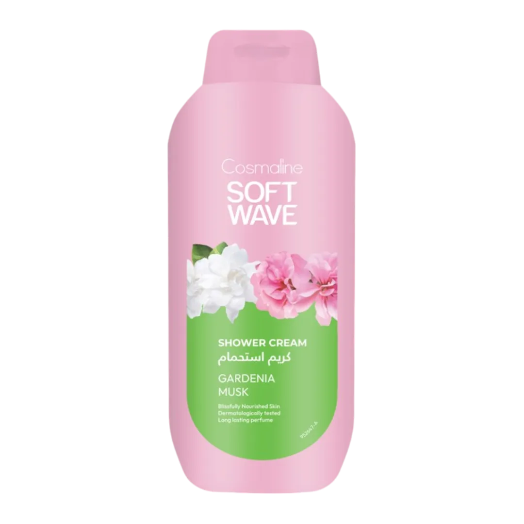 Cosmaline Soft Wave Shower Cream Gardenia Musk - 650ml