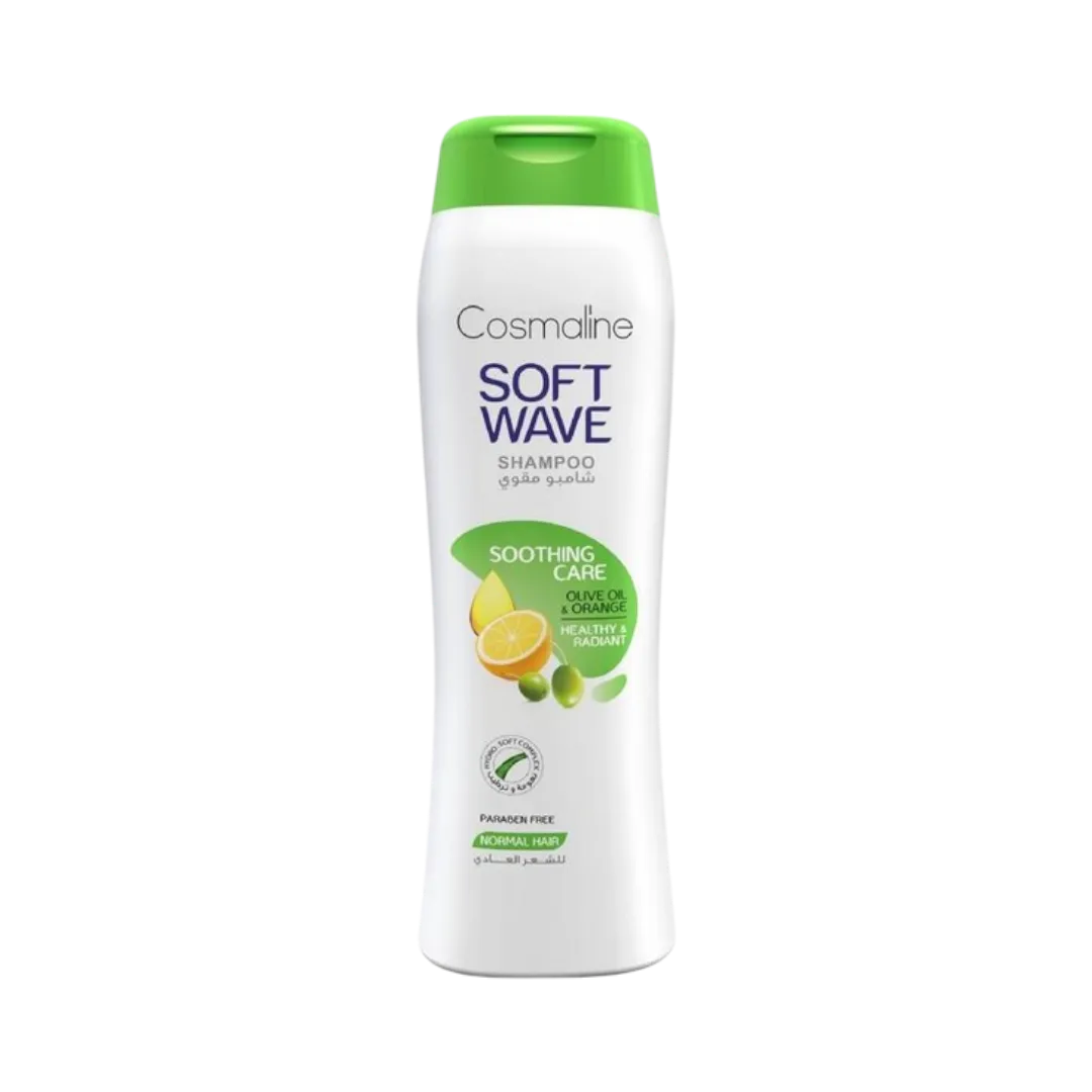 Cosmaline Soft Wave Soothing Care Shampoo For Normal Hair - 400ml