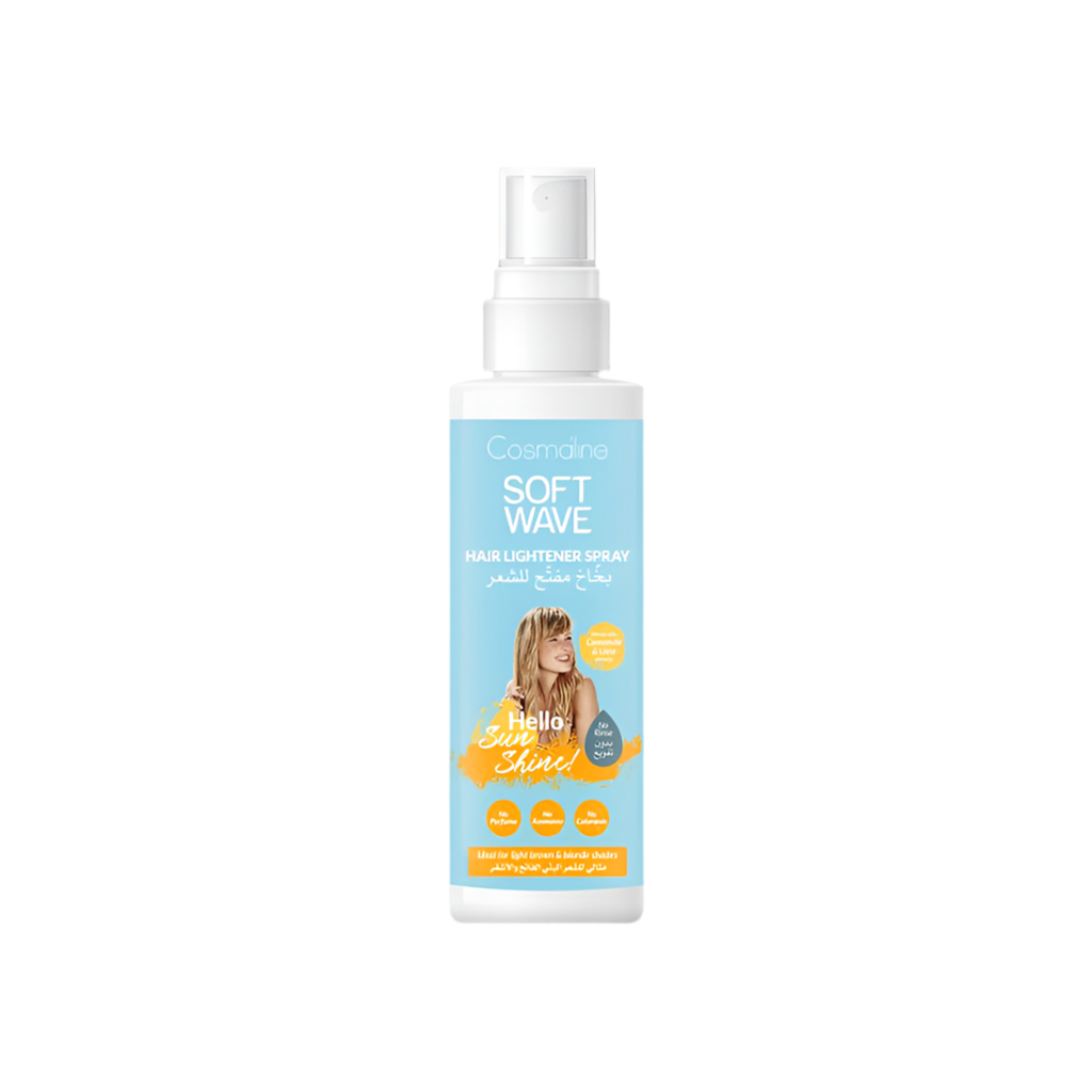 Cosmaline Soft Wave Hair Lightener Spray - 125ML - No Ammonia, No Colorants, Suitable for blonde and light brown hair