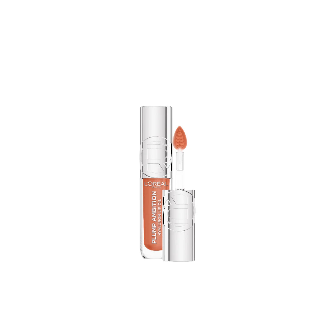 L'Oréal Paris Plump Ambition Hyaluronic Lip Oil – 24H Hydration & Volumizing Shine