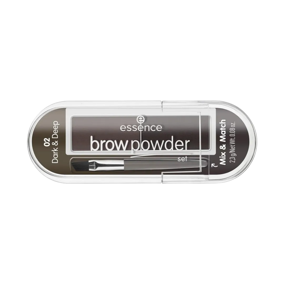Essence EyeBrow Powder Set - 02 Dark & Deep