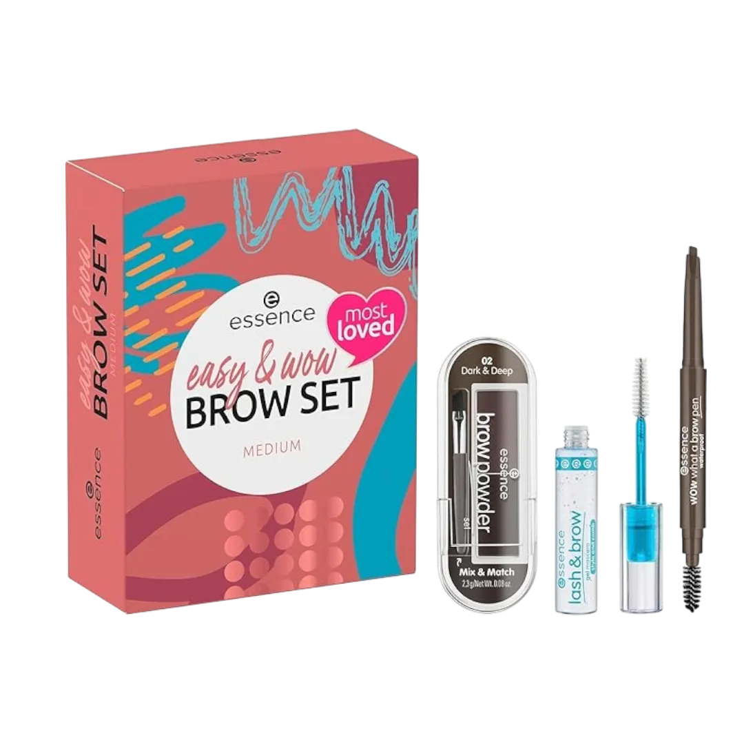 Essence Easy & Wow Eyebrow Set Medium