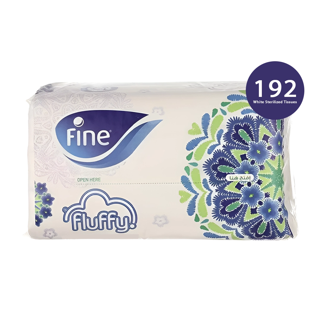 Fine Fluffy Facial White Tissue - 192 White Sterilized Tissues