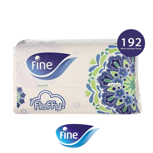 Fine Fluffy Facial White Tissue - 192 White Sterilized Tissues
