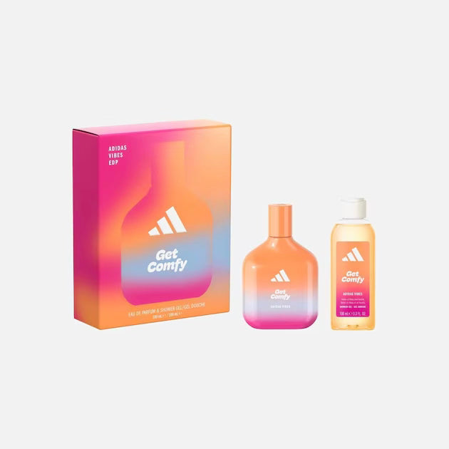 Adidas Vibes Get Comfy Eau De Parfum Gift Set Unisex - 100 ML + Shower Gel 100 ML