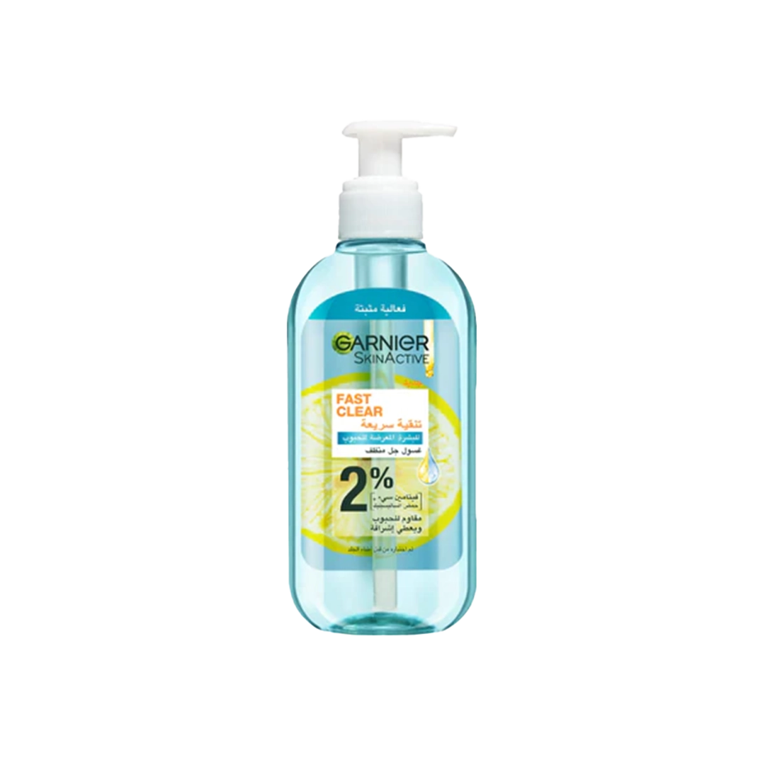 Garnier Fast Clear Anti-Acne Face Gel Wash - 200ml