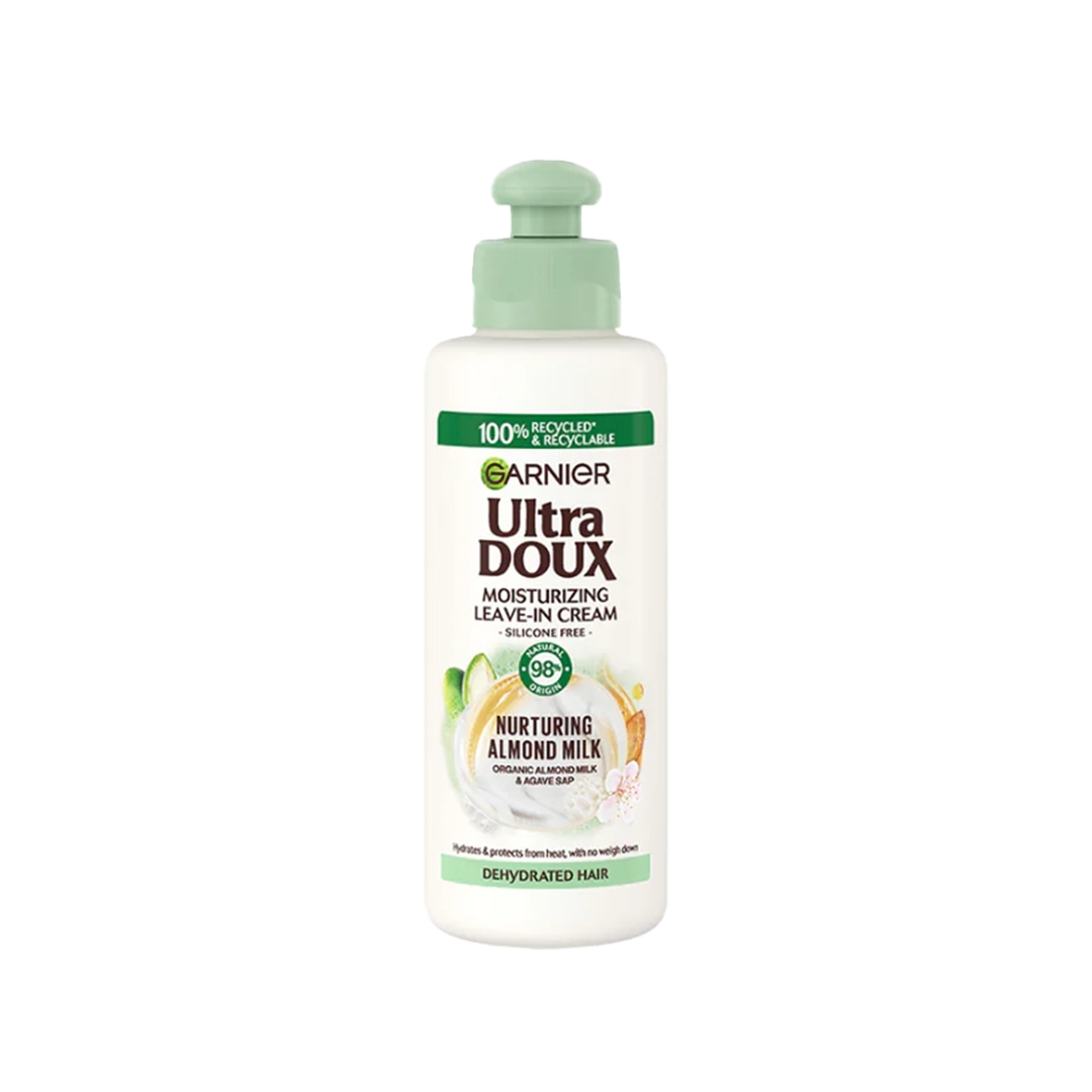Garnier Ultra Doux Almond Milk & Agav Sap Leave In Hair Cream - 200ml