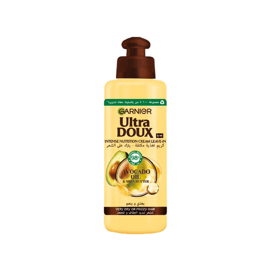 Garnier Ultra Doux Avocado & Shea Butter Leave-in Hair Cream - 200ml