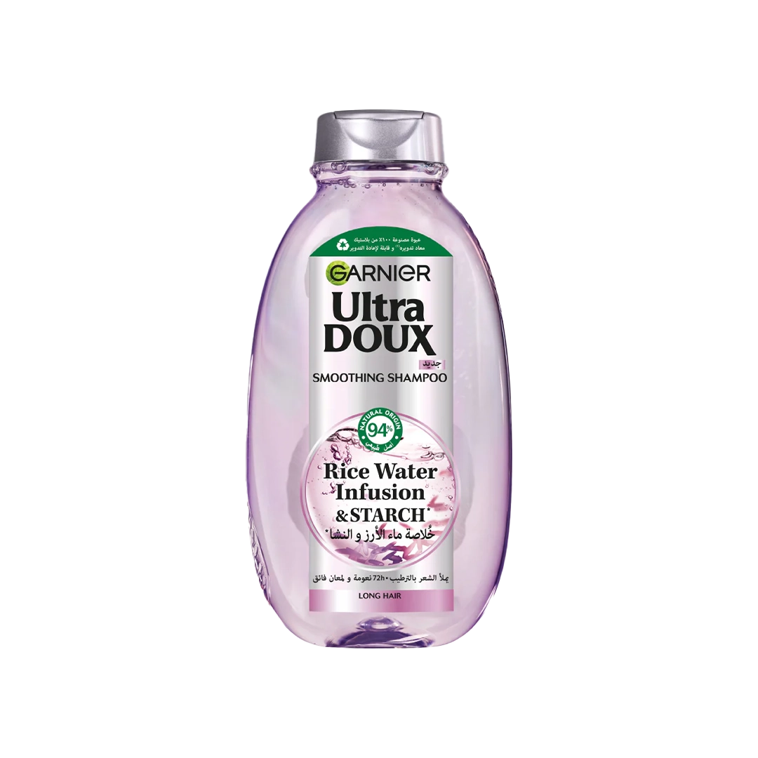 Garnier Ultra Doux Rice Water Infusion and Starch Shampoo for Long Hair