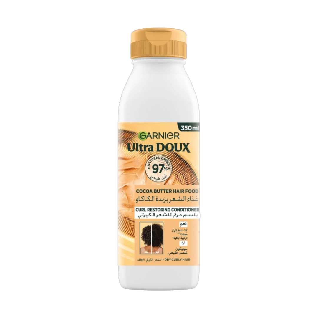 Garnier Ultra Doux Hair Food - Vegan Cocoa Butter & Jojoba Oil - Conditioner - 350ml