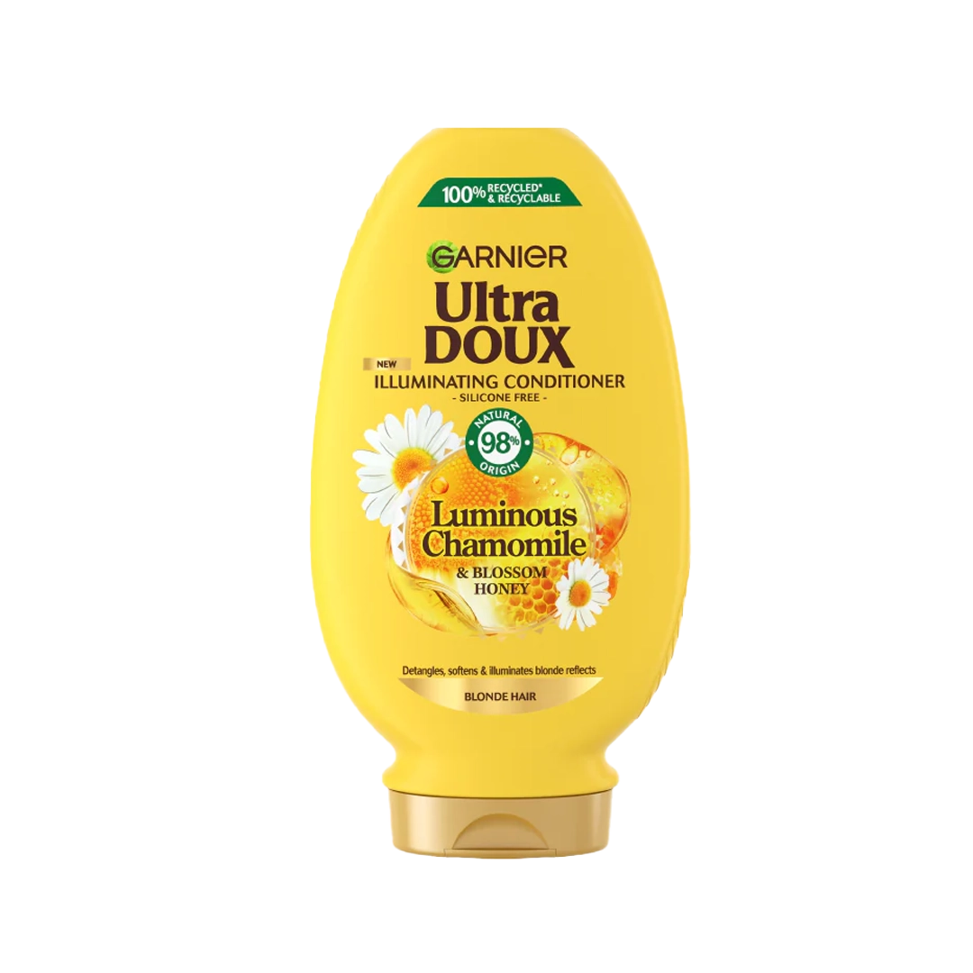 Garnier Ultra Doux with Camomile and Flower Honey Illuminating Conditioner - 200ml
