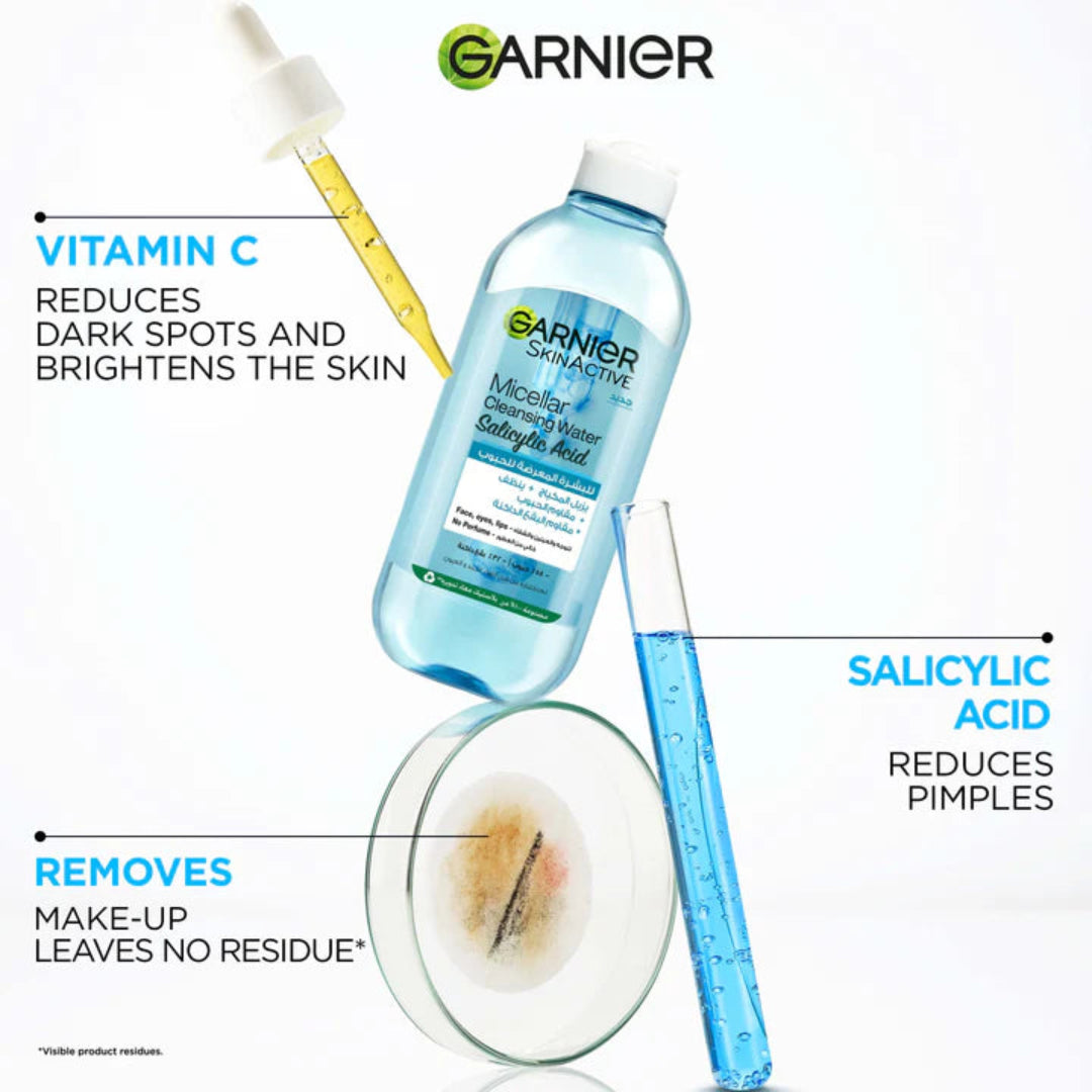 Garnier SkinActive Micellar Cleansing Water with Salicylic Acid - 400ml