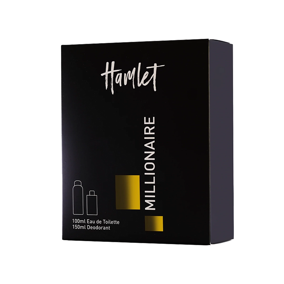 Hamlet Millionaire Eau De Toilette and Deodorant Pour Homme Gift Set