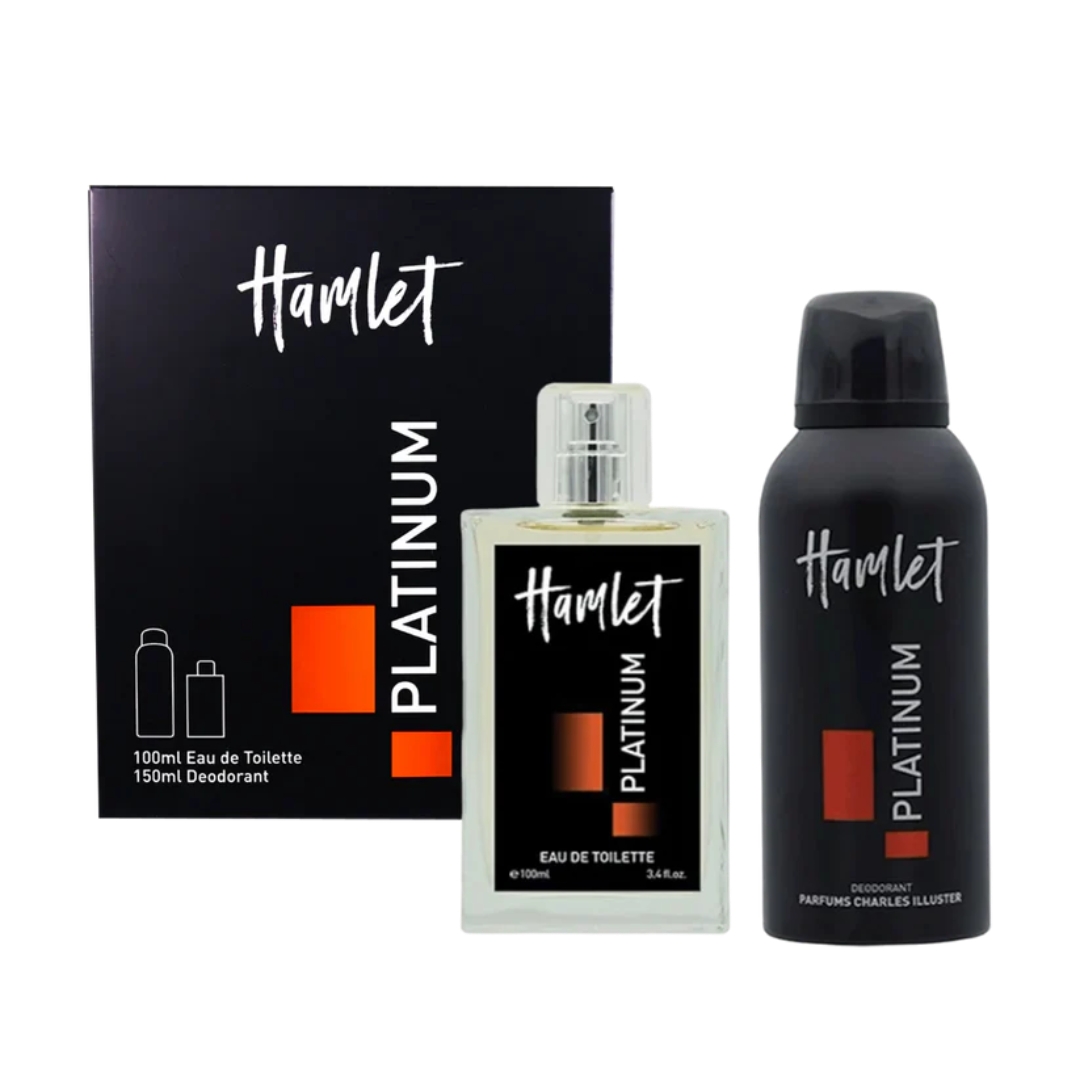 Hamlet Platinum Eau De Toilette and Deodorant Pour Homme Gift Set