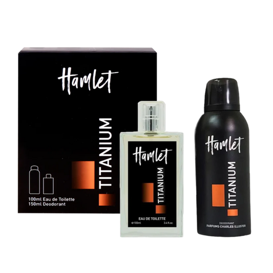 Hamlet Titanium Eau De Toilette and Deodorant Pour Homme Gift Set