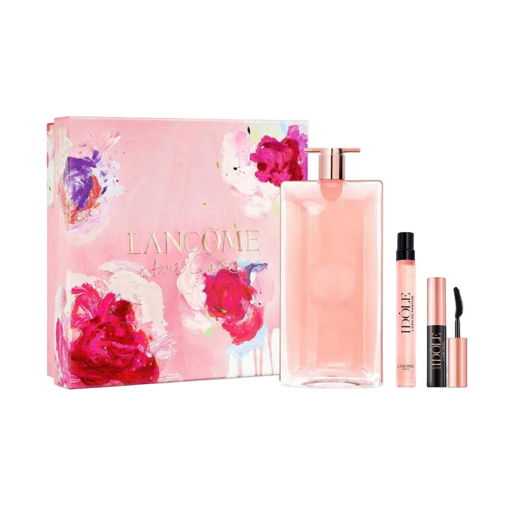Lancôme Idôle Eau De Parfum For Women Gift Set - 100 ML + 10 ML + Mascara Volume Cils Recourbés