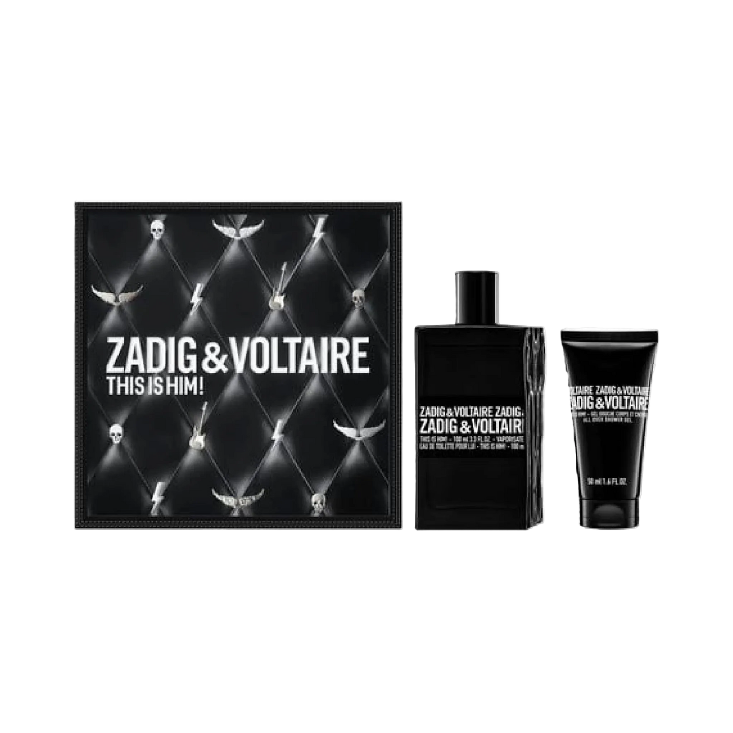 Zadig & Voltaire This Is Him Eau De Toilette For Men Gift Set - 100 ML + Shower Gel 50 ML