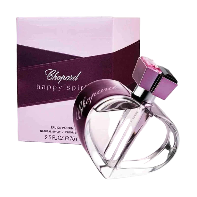 Chopard Happy Spirit perfume bottle and packaging on a white background