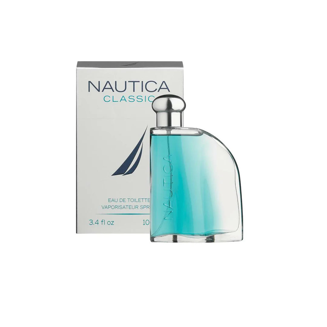 Nautica Classic perfume bottle and packaging on a white background