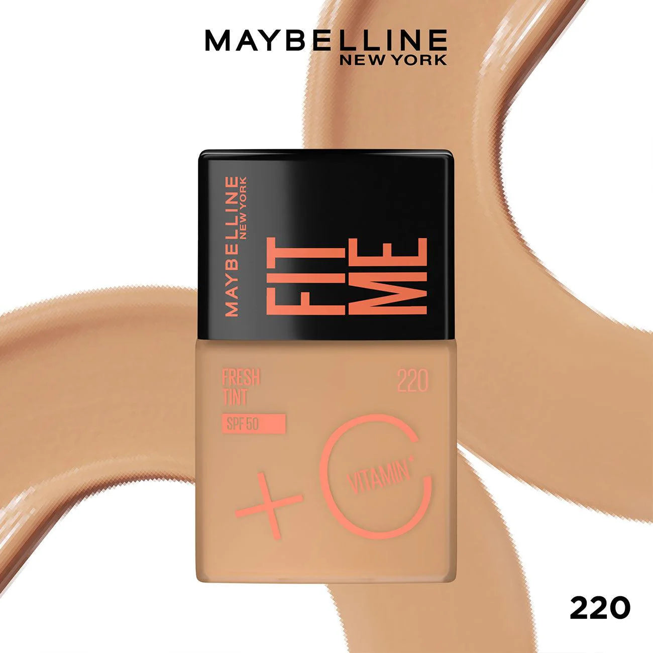 Maybelline Fit Me Fresh Tint Foundation - SPF50 + Vitamin C
