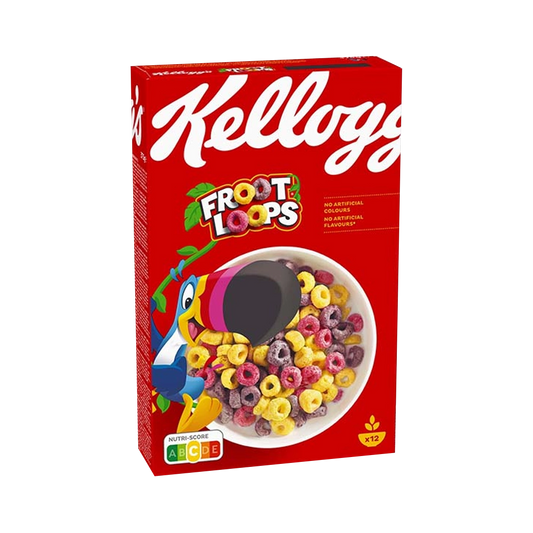 Kellogg's Froot Loops Fruit Corn Flakes Cereal - 375g