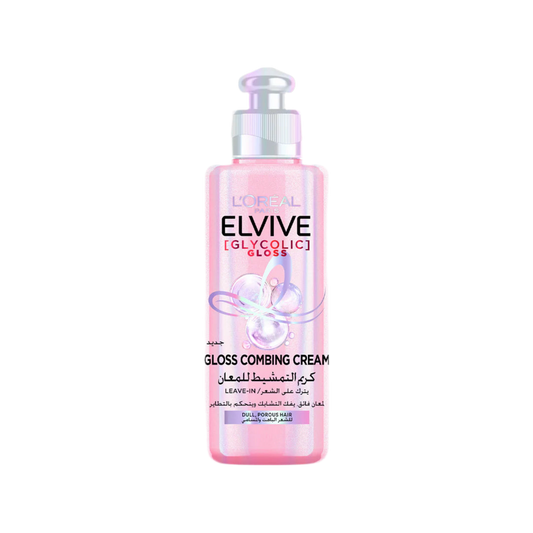 L’Oréal Paris Elvive Glycolic Gloss Leave-In Hair Combing Cream - 2% Glycolic Acid
