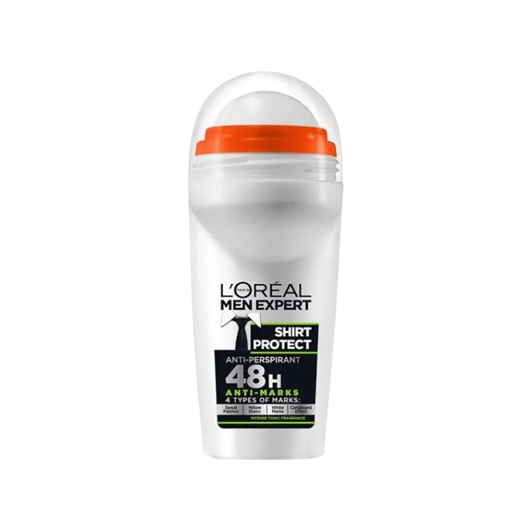 L'Oréal Men Expert Shirt Protect 48H Roll On Anti-Perspirant Deodorant - 50ml