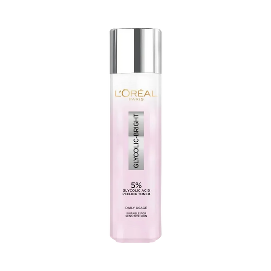 L'Oréal Paris 5% Glycolic Acid Peeling Face Toner For Instant Glowing Skin - 128ml