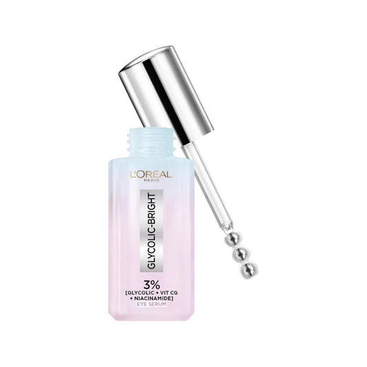 L'Oréal Paris Glycolic Bright Dark Circle Eye Serum With 3% - 20ml